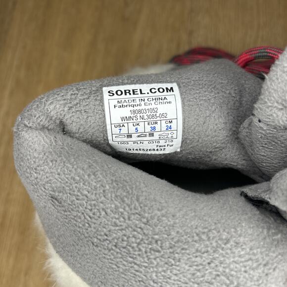 Sorel Women's 7 Boots Whitney Tall Lace Gray Waterproof Insulated Winter Comfy - Picture 7 of 7